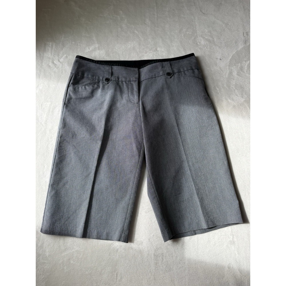 Maurices Cotton Blend Gray Business Casual Formal Shorts size 9/10 Office Boss